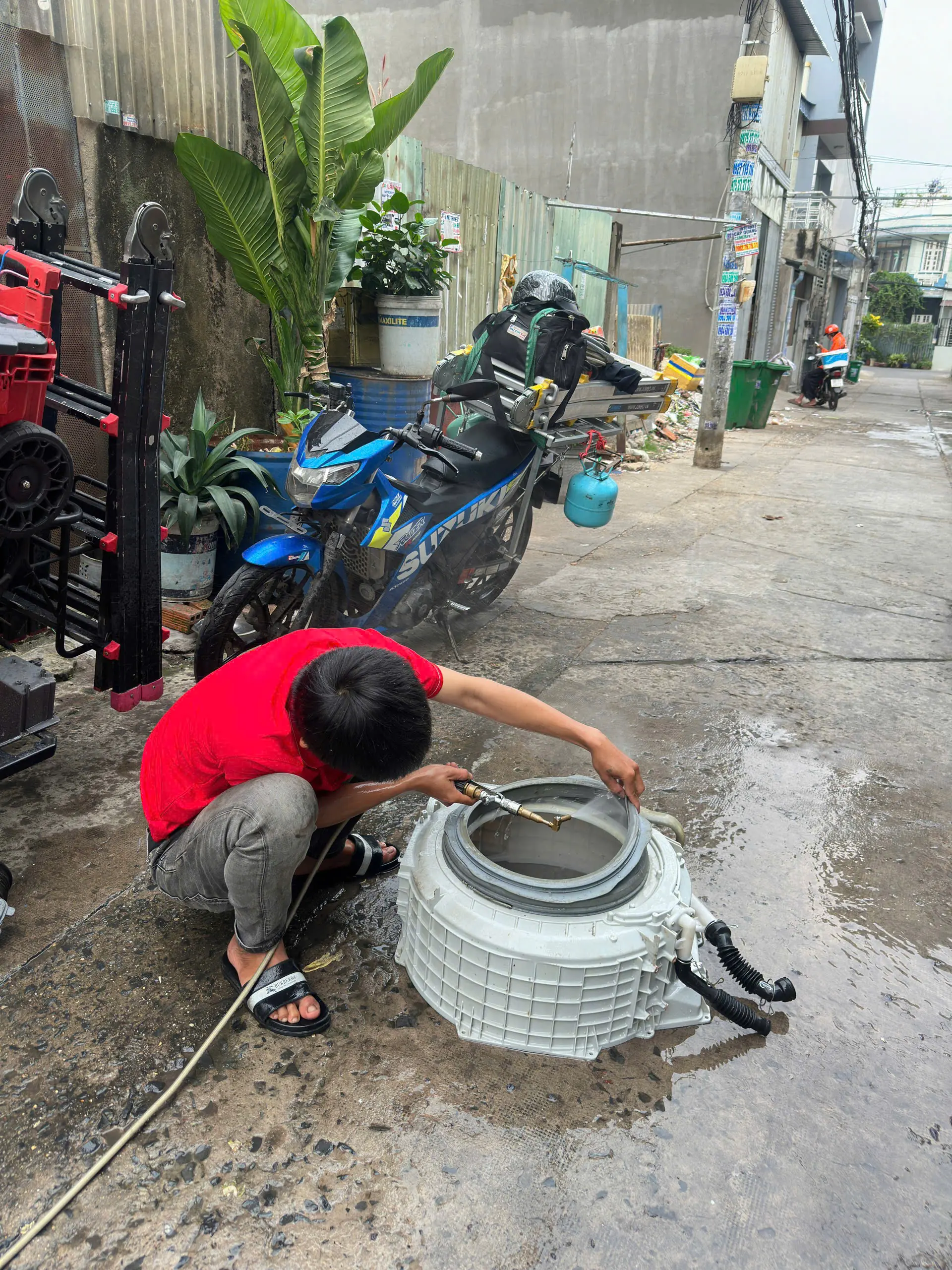 vệ sinh máy giặt bình thạnh